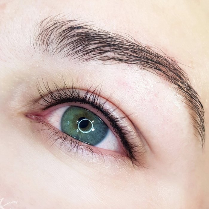 Процедура татуажа век фото до и после