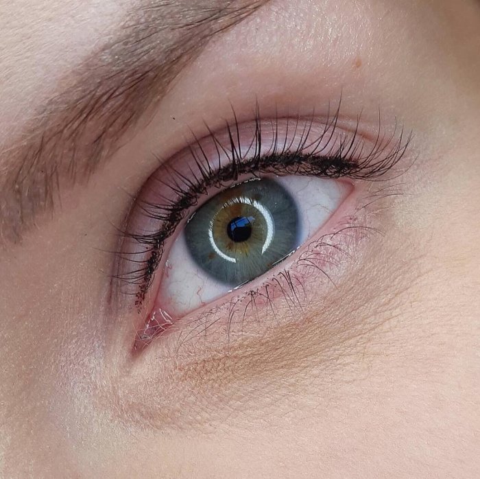 Татуаж век межресничное пространство