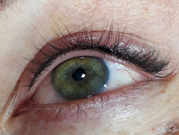 Татуаж веко межресничный верхнее