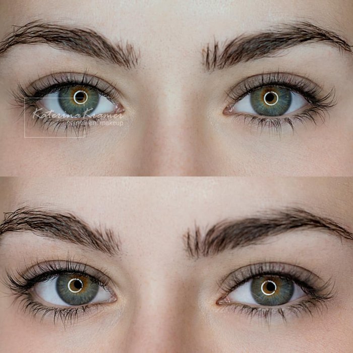 Сколько держится перманентный макияж межресничный