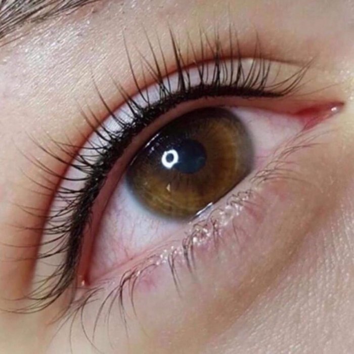 Перманентный макияж век межресничка