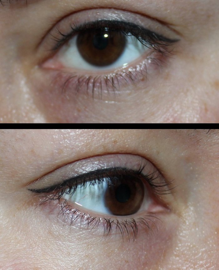 Межресничное пространство с растушевкой