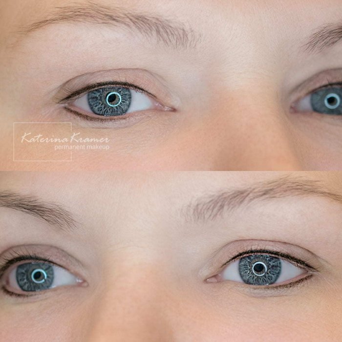 Перманентный макияж межресничного пространства