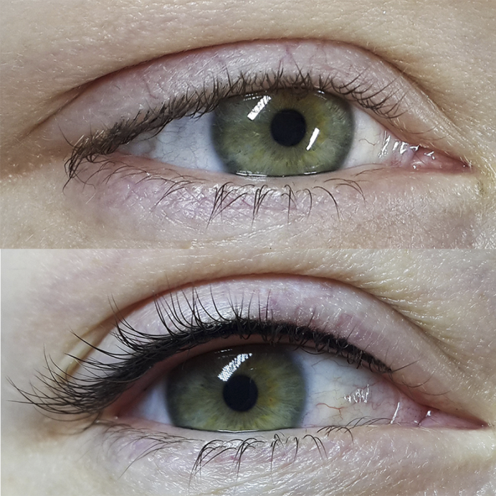 Татуаж век стрелки межресничка