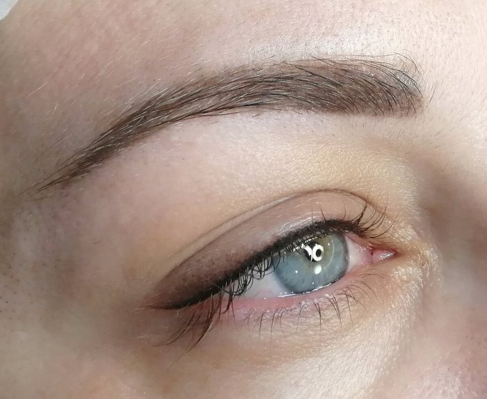 Межресничный татуаж Нижнего века