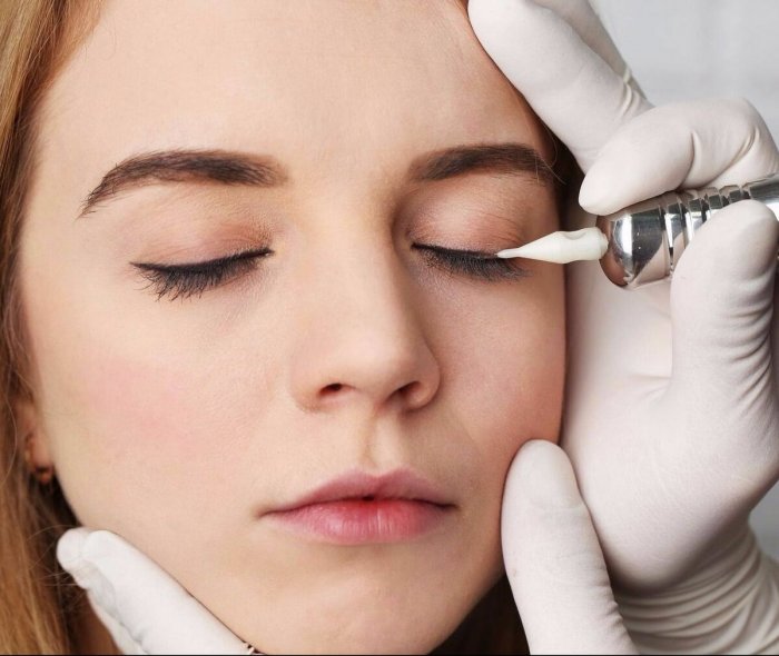 ПМ межресничка с растушевкой