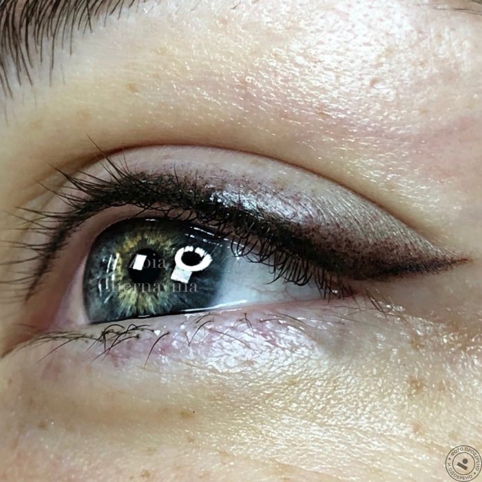 Межресничный татуаж Екатерина Юдина