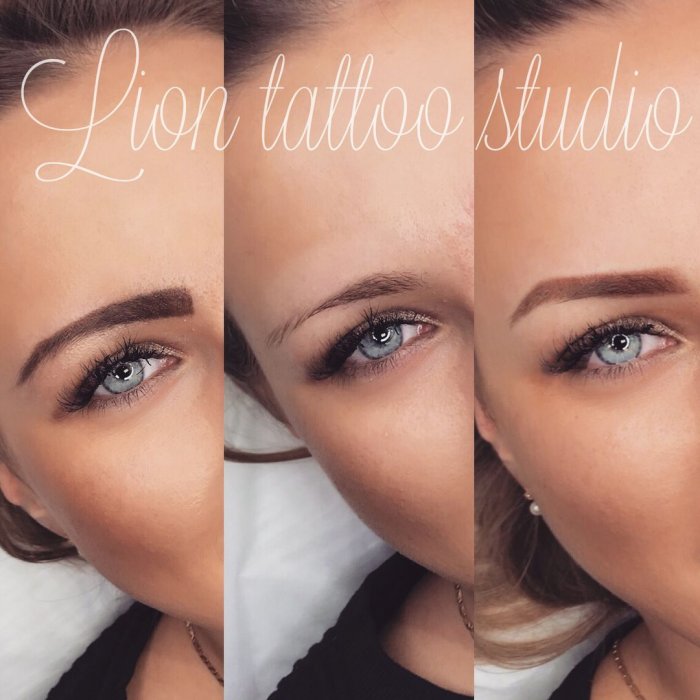 Формы татуажа бровей для блондинок