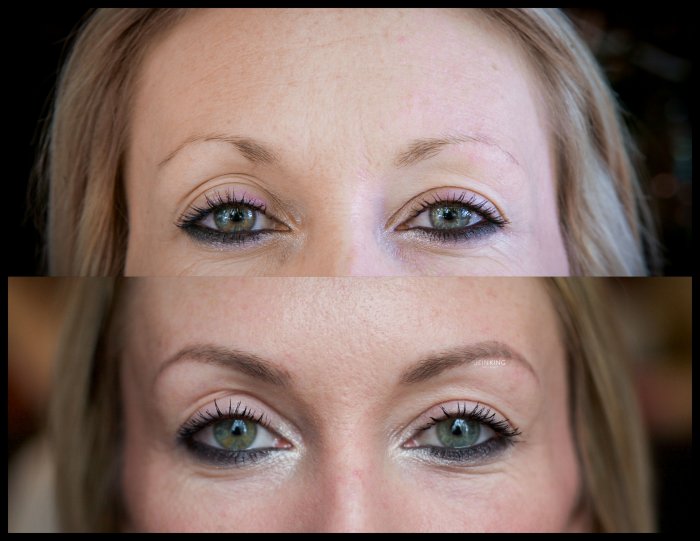 Перманентный татуаж бровей для блондинок