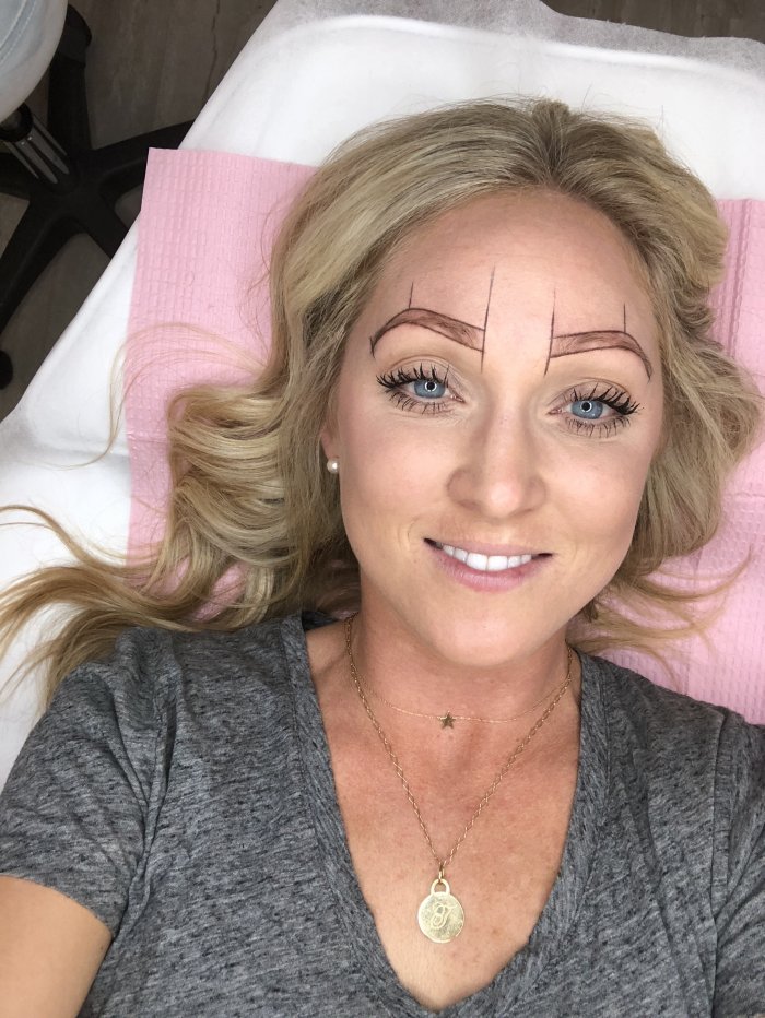 Перманент бровей для блондинок