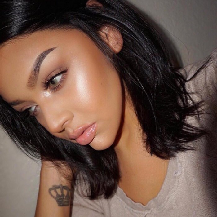 Татуаж бровей для брюнеток