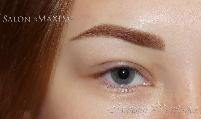 Перманент бровей для рыжих