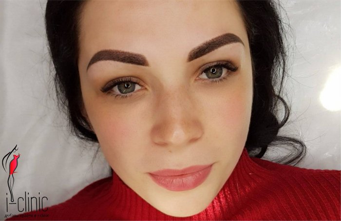 Форма бровей для татуажа