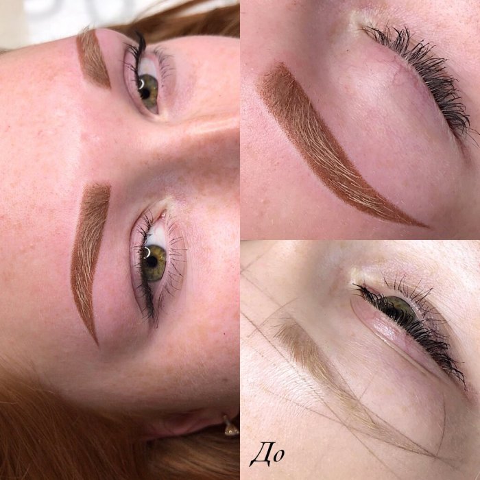 Микроблейдинг бровей