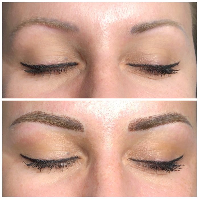 Старый татуаж