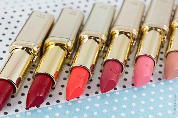 Помада лореаль колор Риш палитра