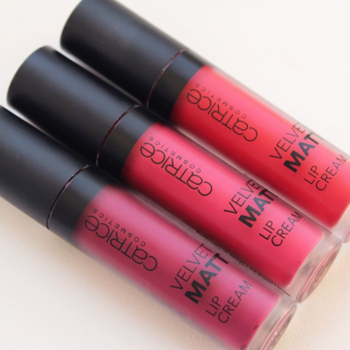 Catrice Velvet Matt Lip Cream свотчи