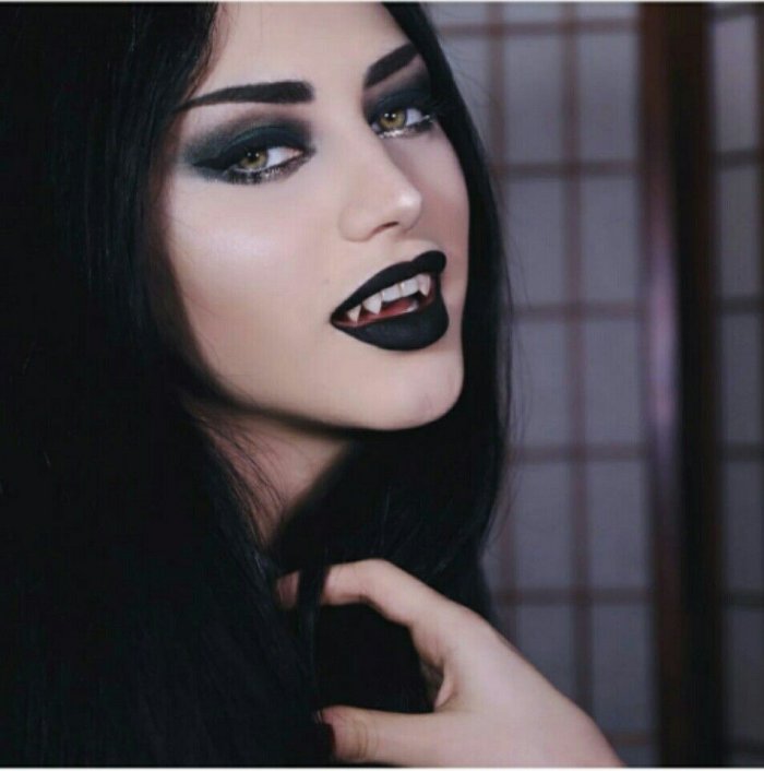 Goth Black Lipstick