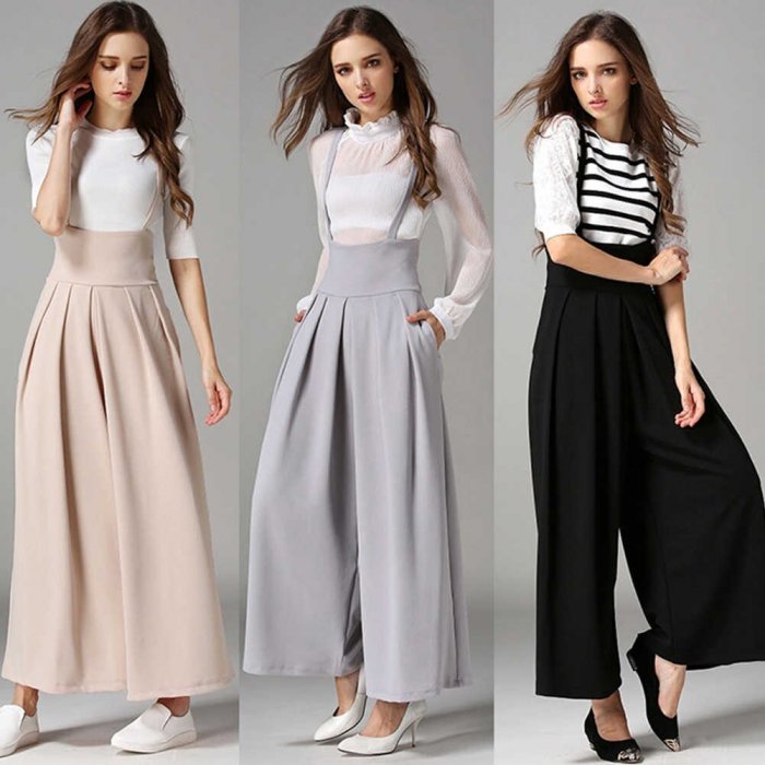 Юбка брюки с высокой талией