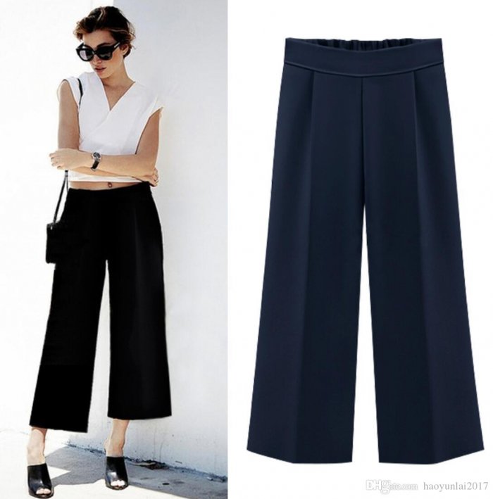 Широкие брюки женские