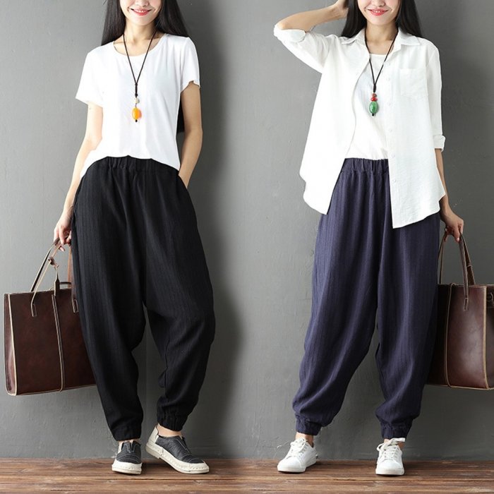 Широкие штаны женские