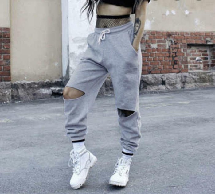 Спортивные штаны женские в стиле хип-хоп