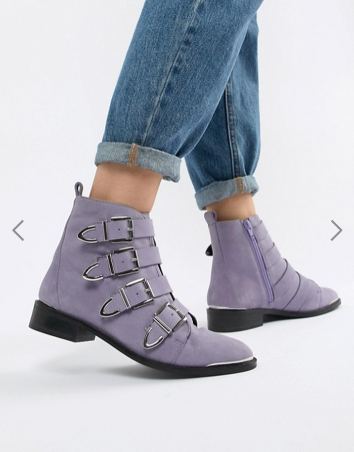 Замшевые женские полусапоги Мах мода арт с877-l8335-r-1