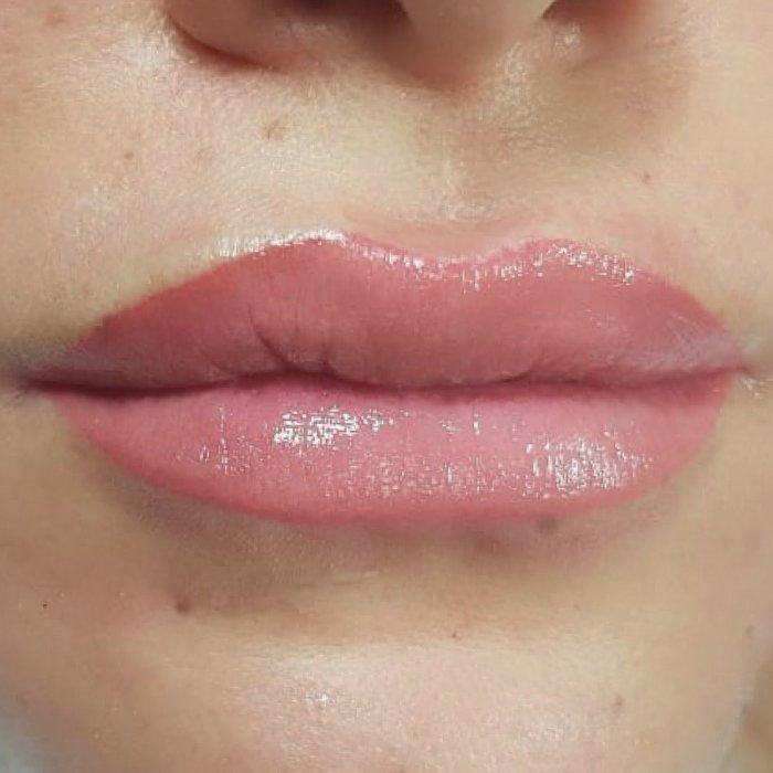 Перманент губ карамель