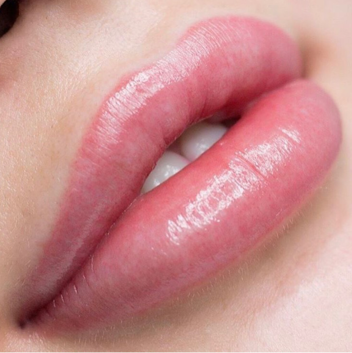 Татуаж губ примеры до и после