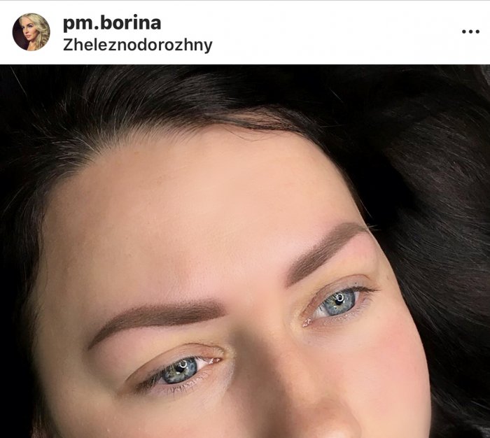 Форма бровей для татуажа 2021