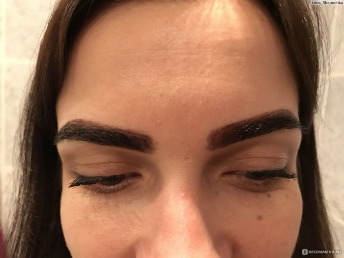 Горький шоколад цвет бровей хна
