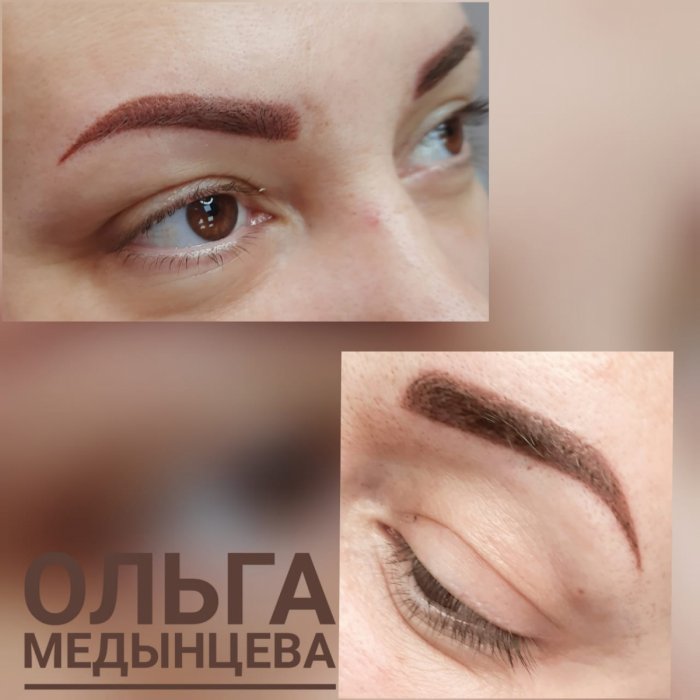 Перманент бровей этапы заживления