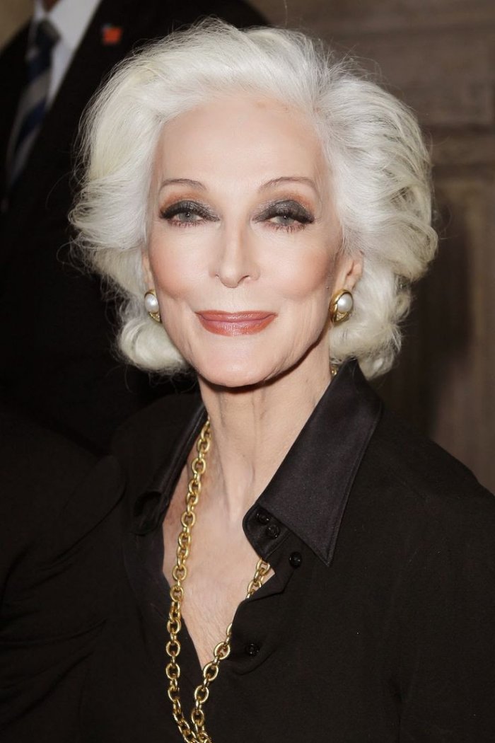 Стрижка для круглого лица для женщин 50