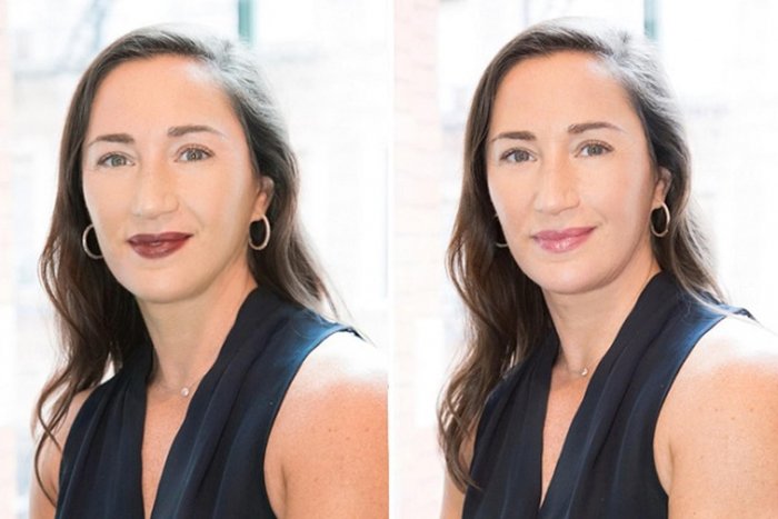 Ф*то знаменитостей с темными румянами