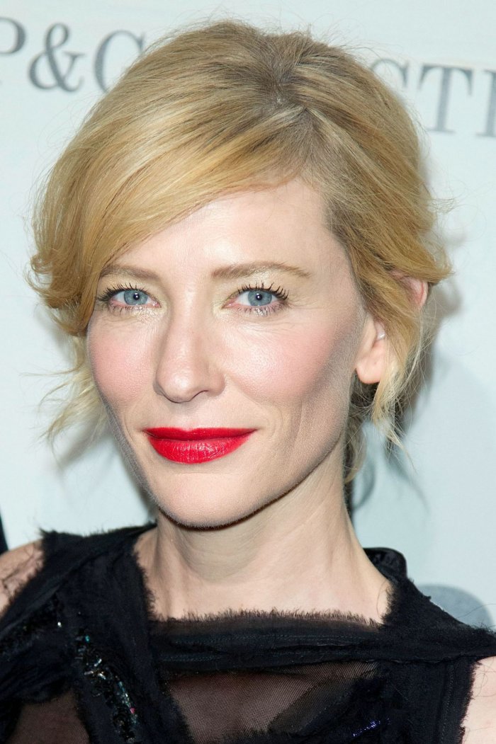 Антивозрастной макияж до и после