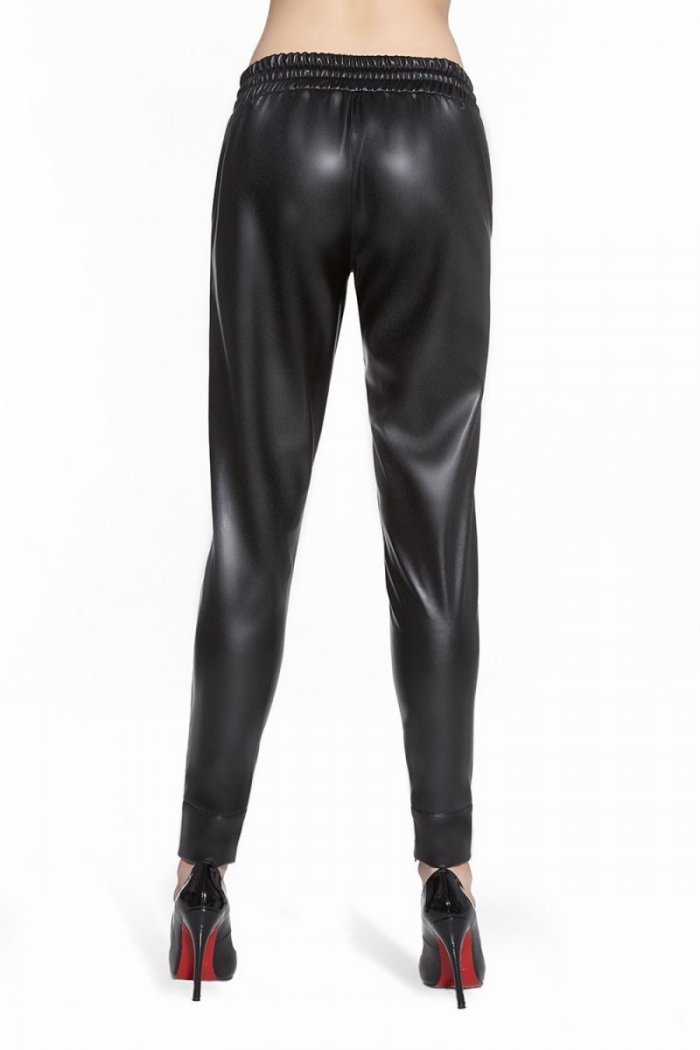 Кожаные штаны женские