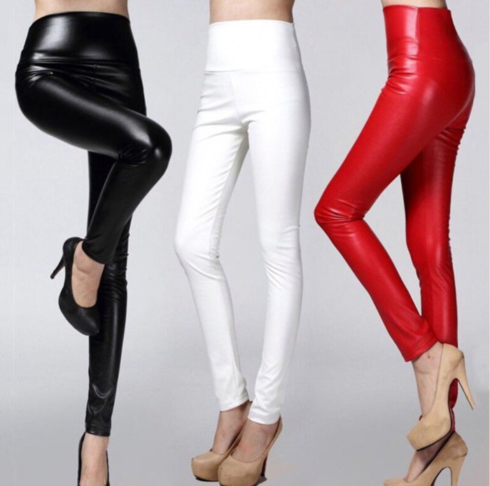 Лосины женские кожаные