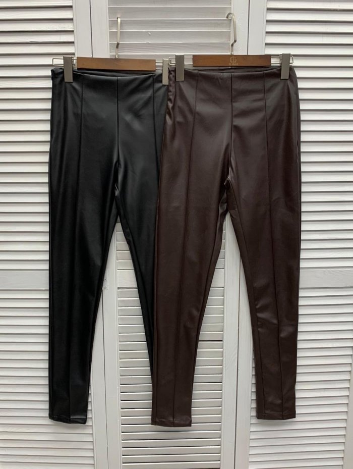 Кожаные штаны со стрелками