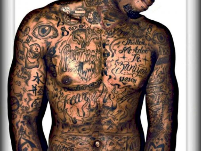 Тату на всё тело мужские