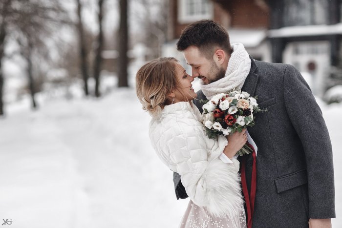 Свадебная фотосессия в феврале