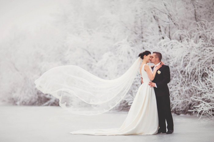 Свадебные фото в декабре