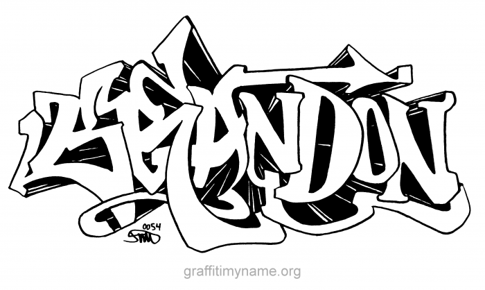 Тату граффити эскизы