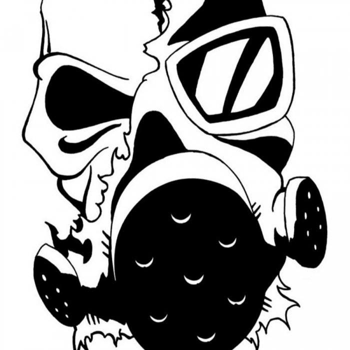 Граффити черно белое