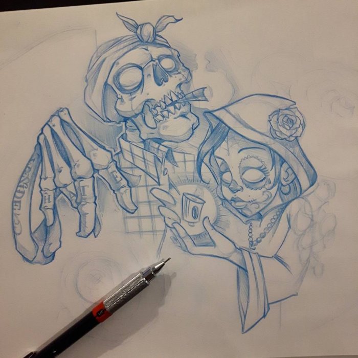 Тату граффити эскизы