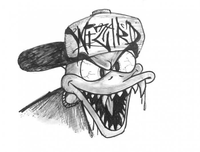 Мультяшные тату эскизы