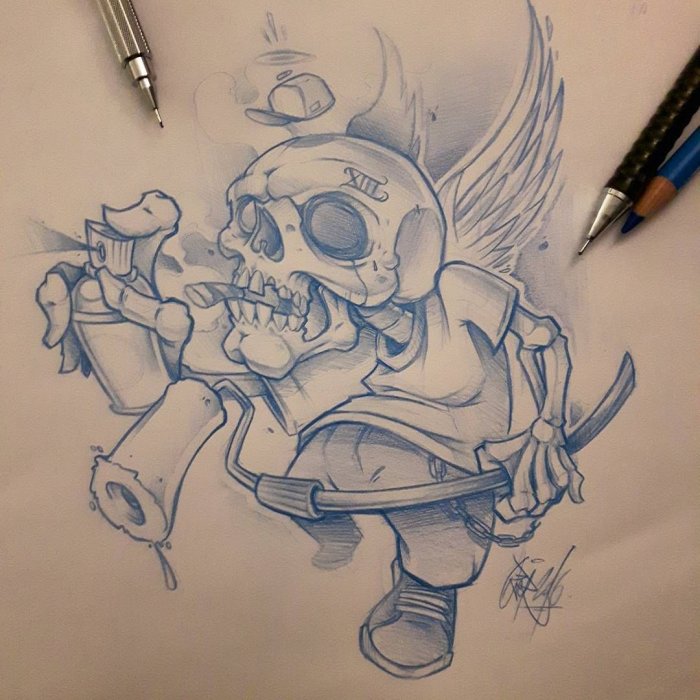 Graffiti Tattoo эскизы