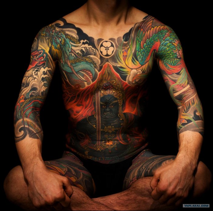 Тату на теле