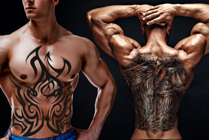 Большие тату для мужчин