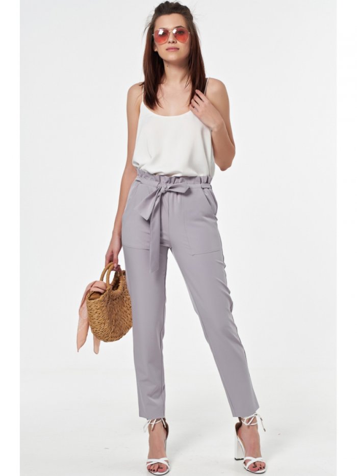 Брюки с отворотами женские