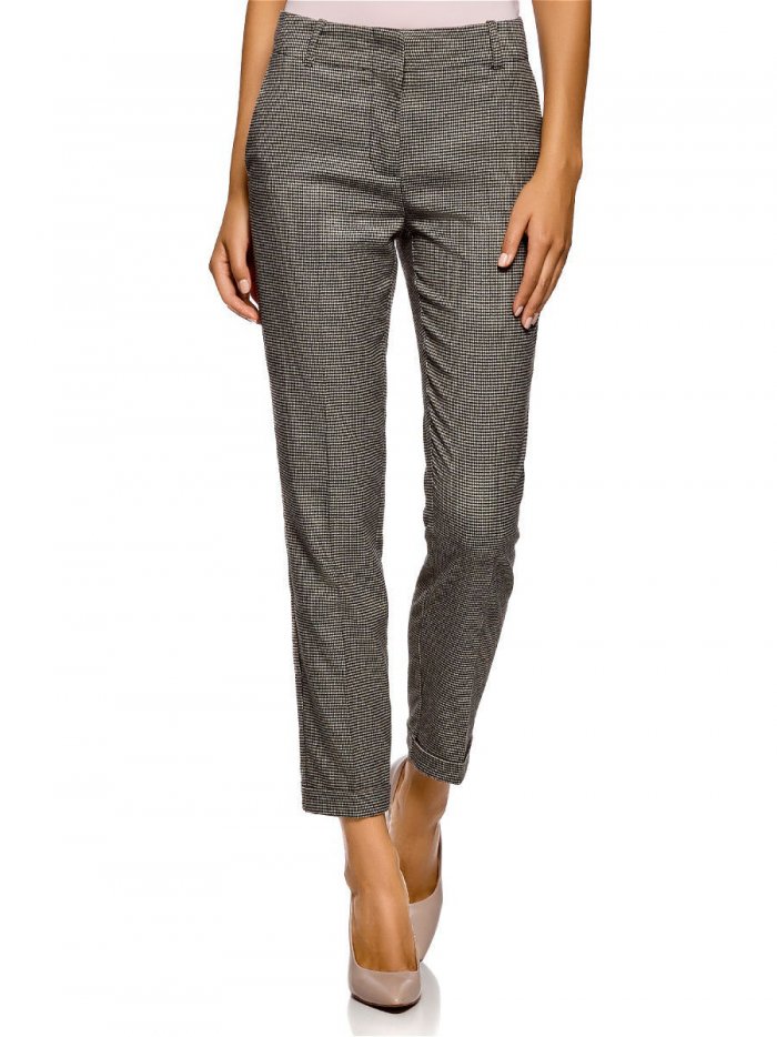 Темно фиолетовые женские брюки